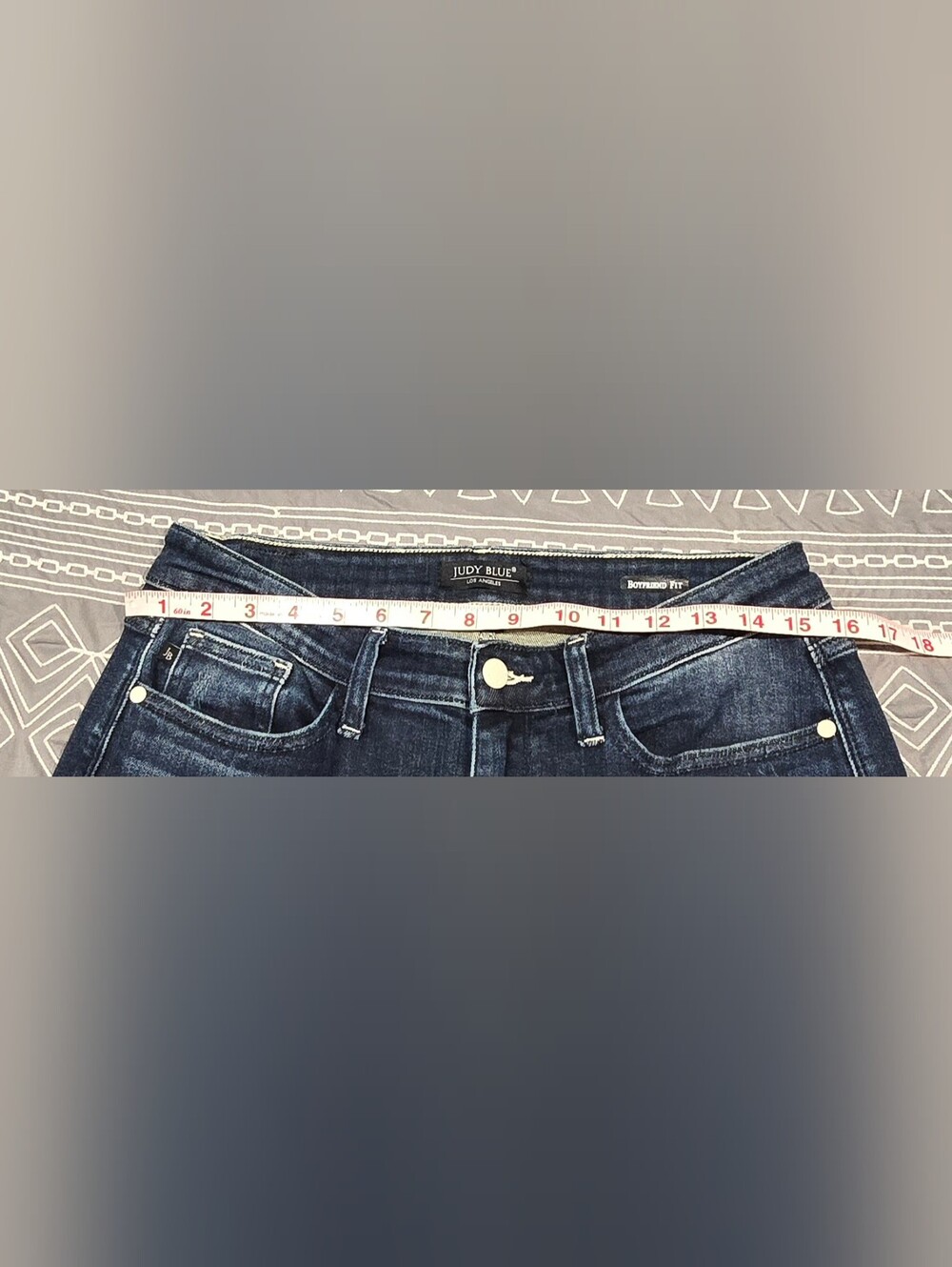 Judy Blue Midrise Boyfriend Fit Jeans Size 11/30 - Picture 5 of 7